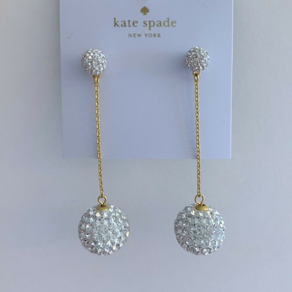 kate spade Jewelry - Kate Spade Razzle Dazzle Crystal Dangle Earrings